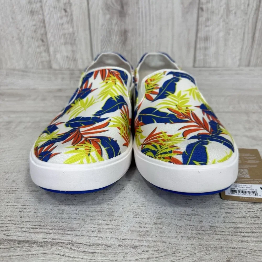 Olukai Lae'ahi Pa'I Slip-On Sneaker Men's Size 11 Surfer Off White Aloha Tropic